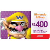 Imagem da oferta Cartão Presente Digital Nintendo R$ 40000 Ecash Brazil