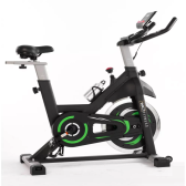 Imagem da oferta Bicicleta Ergométrica Spinning 20kg Wct Fitness Cor Preto/Verde