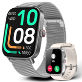 Imagem da oferta Smartwatch Relógio Inteligente Tela HD de 185" Relógio Fitness 120 Esportes Frequência Cardíaca e Monitoramento do S