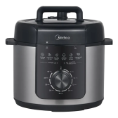 Imagem da oferta Panela De Pressão Mecânica Preta E Inox 4l Midea