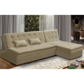 Imagem da oferta Sofá Cama King 5 Lugares 2,70m Alice Suede