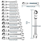 Imagem da oferta Chave de Catraca Flexível com Cabeça Giratória 6mm