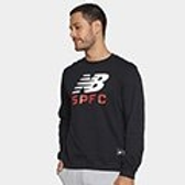 Imagem da oferta Blusa Moletom São Paulo New Balance Manga Longa Masculina