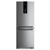 Imagem da oferta Geladeira Brastemp Frost Free Inverse com Painel Digital Turbo Freezer e Ice Inox 447L - BRE57FK