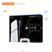 Imagem da oferta Console Playstation5 Slim Edicao Digital 825 Gb
