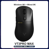 Imagem da oferta Mouse Gamer Sem Fio Rapoo VT3 Pro Max Wireless 8K + Dock de carregamento