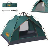 Imagem da oferta Barraca de Camping 2-3 Pessoas Impermeável Automática com Mosquiteiro