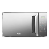 Imagem da oferta Microondas Philco PMO30EP 28 Litros Preto Com Porta Espelhada 1400w