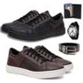 Imagem da oferta Kit 2 Pares Sapatênis Tênis Casual Masculino + Conjunto Kit
