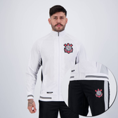 Imagem da oferta Agasalho Corinthians Trilobal Chroma Branco e Preto