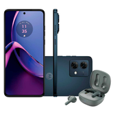 Imagem da oferta Kit Smartphone Motorola Moto G84 5G 8GB RAM 256GB Tela 6,55" + Fone de Ouvido Moto Buds 135