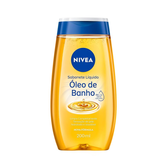 Imagem da oferta NIVEA Sabonete Líquido Óleo de Banho 200ml - Com 55% de óleos naturais produz espuma cremosa e proporciona hidrataç