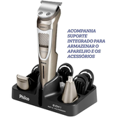 Imagem da oferta Aparador de Pelos Philco Multigroom 8 em 1 PAP16 Bivolt