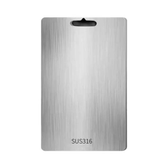 Imagem da oferta Tábua de Corte Antibacteriana de Aço Inoxidável - Espessada e à Prova de Mofo