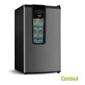 Imagem da oferta Cervejeira Vertical Consul 82 Litros Frost Free Czd12at Cor Titânio