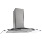 Imagem da oferta ( NO PIX 110V ) Fogatti Vidro Curvo Duto Slim 127 V New Order Coifa De Parece Cvc Slim Inox 90cm