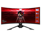 Imagem da oferta Monitor Gamer ASRock  34'' Phantom Gaming Curvo WQuadHD 1ms 165Hz VA HDR FreeSync HDMI/DP - PG34WQ15R3A