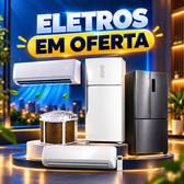 Imagem da oferta Casa mais fresca com até 60% OFF! Ar-condicionado ventiladores geladeiras e muito mais em oferta.