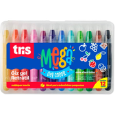 Imagem da oferta Giz Retrátil Tris 7897476686936 Multicor pacote de 12