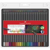Imagem da oferta Lápis de Cor Faber-Castell EcoLápis Supersoft 120724SOFT 24 Cores