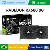 Imagem da oferta MOUGOL-AMD Radeon RX580 Placa gráfica 8G Memória GDDR5 Placa de vídeo para jogos Co