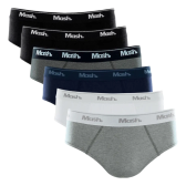 Imagem da oferta Kit 6 Cuecas Masculino Slip Mash De Algodão Alta Qualidade