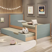 Imagem da oferta Bicama Com Cama Auxiliar Infantil Woody Casatema Gg