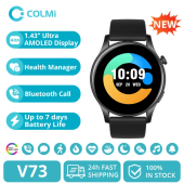 Imagem da oferta Smartwatch COLMI V73 Tela 1.43" AMOLED