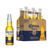 Imagem da oferta Cerveja Corona Extra Lager 6 Unidades - 330ml