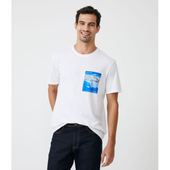 Imagem da oferta Camiseta Comfort em Algodão com Estampa de Geleiras - Tam GG