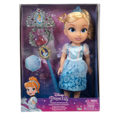 Imagem da oferta Boneca Princesas Disney Cinderela Com Varinha e Tiara Multikids - BR1926