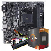 Imagem da oferta Kit Upgrade Processador Ryzen 5-5600X + Placa Mãe Biostar A520MH + Memória RAM 16GB (2x8GB) DDR4 - Upgrade572