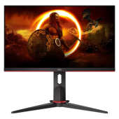 Imagem da oferta Monitor Gamer AOC 23,8" 165Hz 1ms 24G2S/BK 100V - 240V Cor Preta/Vermelho