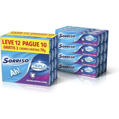 Imagem da oferta Creme Dental Limpeza Completa Sorriso 70g 12 Unidades