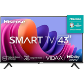 Imagem da oferta Smart TV Hisense FHD 43" Polegadas 43A4N com DTS Virtual X Game e Sports Mode Controle por Voz Share to TV e Compatível