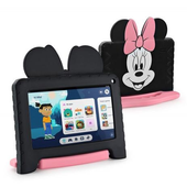 Imagem da oferta Tablet Multi Minnie com Controle Parental 7 pol 4GB RAM 64GB Android 13 Quad Core + Case + Wi-fi - NB414