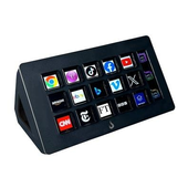 Imagem da oferta Mesa Controladora Rise Mode Streaming Vision 01 15 Teclas LCD USB - RM-MC-01-B