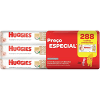 Imagem da oferta Lenço Umedecido Huggies Puro e Natural Leve 6 Pague 5 - 48 Unidades