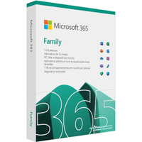 Imagem da oferta Microsoft 365 Family | Office 365 apps | 1TB na nuvem por usuário | até 6 usuários | assinatura anual