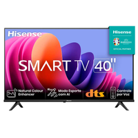 Imagem da oferta Smart TV Hisense 40\" 40A4N Full HD DLED DTS X Dolby Audio 2X HDMI