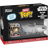 Imagem da oferta Funko Pop! Bitty Ride: Star Wars - Han Solo with Millenium Falcon