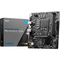 Imagem da oferta Placa-Mãe MSI Pro H610M-E DDR4 Intel LGA 1700 M-ATX DDR4 Preto - PRO H610M-E DDR4