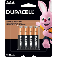 Imagem da oferta Duracell Pilha Alcalina Aaa Palito Duracell Com 8 Unidades