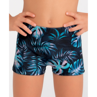 Imagem da oferta Sunga infantil Boxer Estampada Folhas