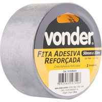 Imagem da oferta Fita Adesiva Reforçada 50 x 10 M Prata Vonder VDO2215