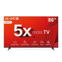 Imagem da oferta Smart TV 86" Ultra HD 4K LG LCD com Processador a5 Ger7 AI - 86UT8050PSA