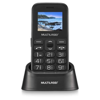 Imagem da oferta Celular Multilaser Vita 2G Dual Chip Bluetooth Tela 1,8 Pol. + Base Carregadora - P9121