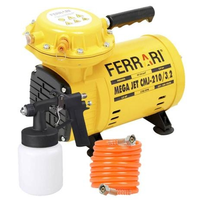 Imagem da oferta Compressor de Ar Direto Ferrari Mega Jet Air 1/2HP 32 PCM Bivolt com Kit de Pintura