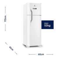 Imagem da oferta Geladeira Frost Free Electrolux TF39 branca com freezer 310L 127V