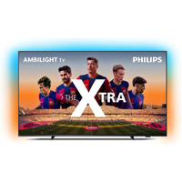 Imagem da oferta Smart TV 55" Mini LED 4K 120 Hz Philips THE XTRA 55PML9118/78 Google TV Ambilight P5 DTS Play-Fi Freesync Dolby Vision A